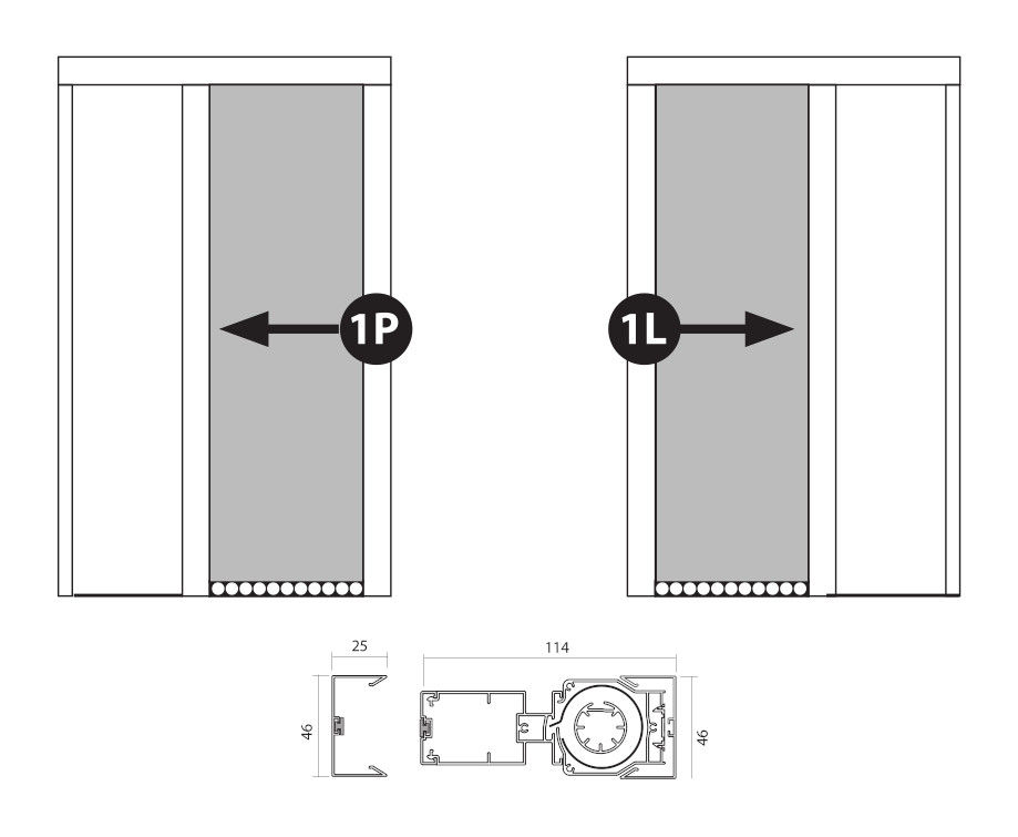 Specifikace of the Single Rolled MONUMO Door Mosquito Net